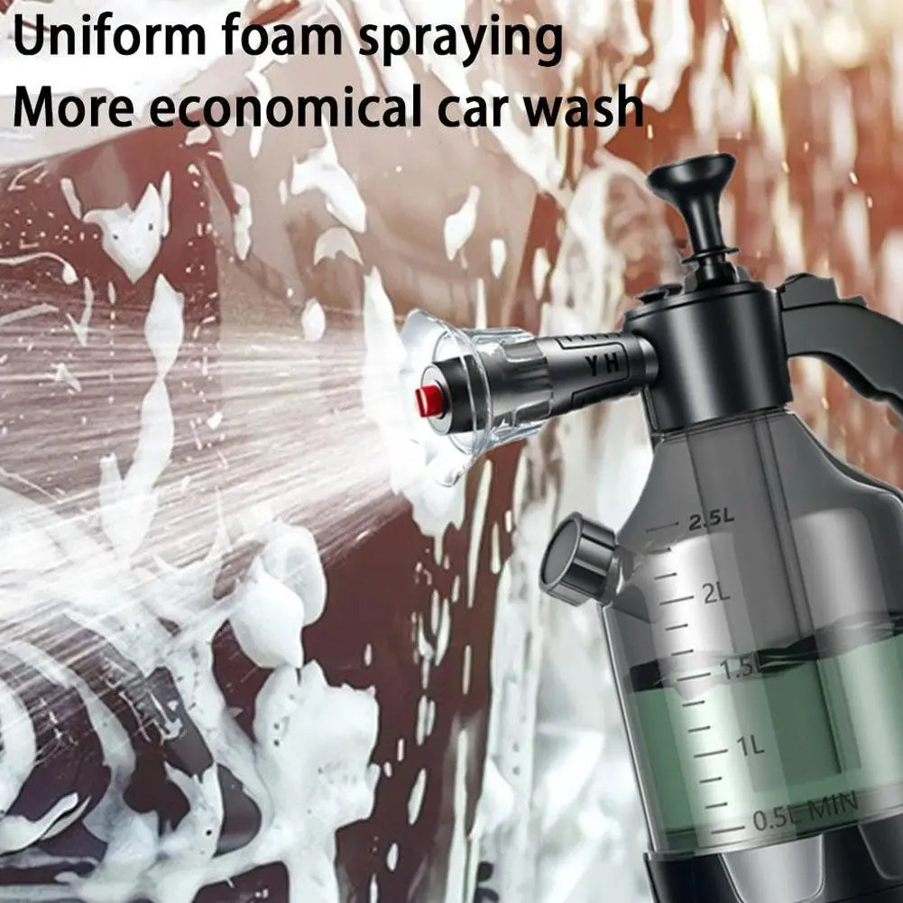 Car Wash Foam Sprayer Bottle Hand-held Watering Can Air Pressure