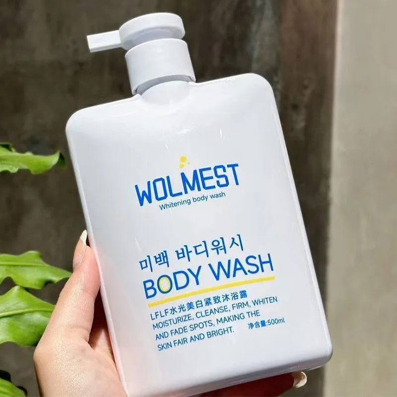 Korean Whitening Body Wash Glow Recharge Illuminates Exfoliates Skin