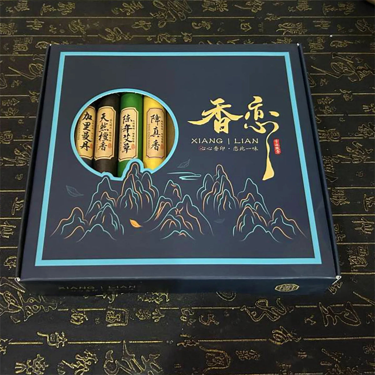 Natural Aromatherapy Gift Box – 11 Scents, Incense & Diffuser