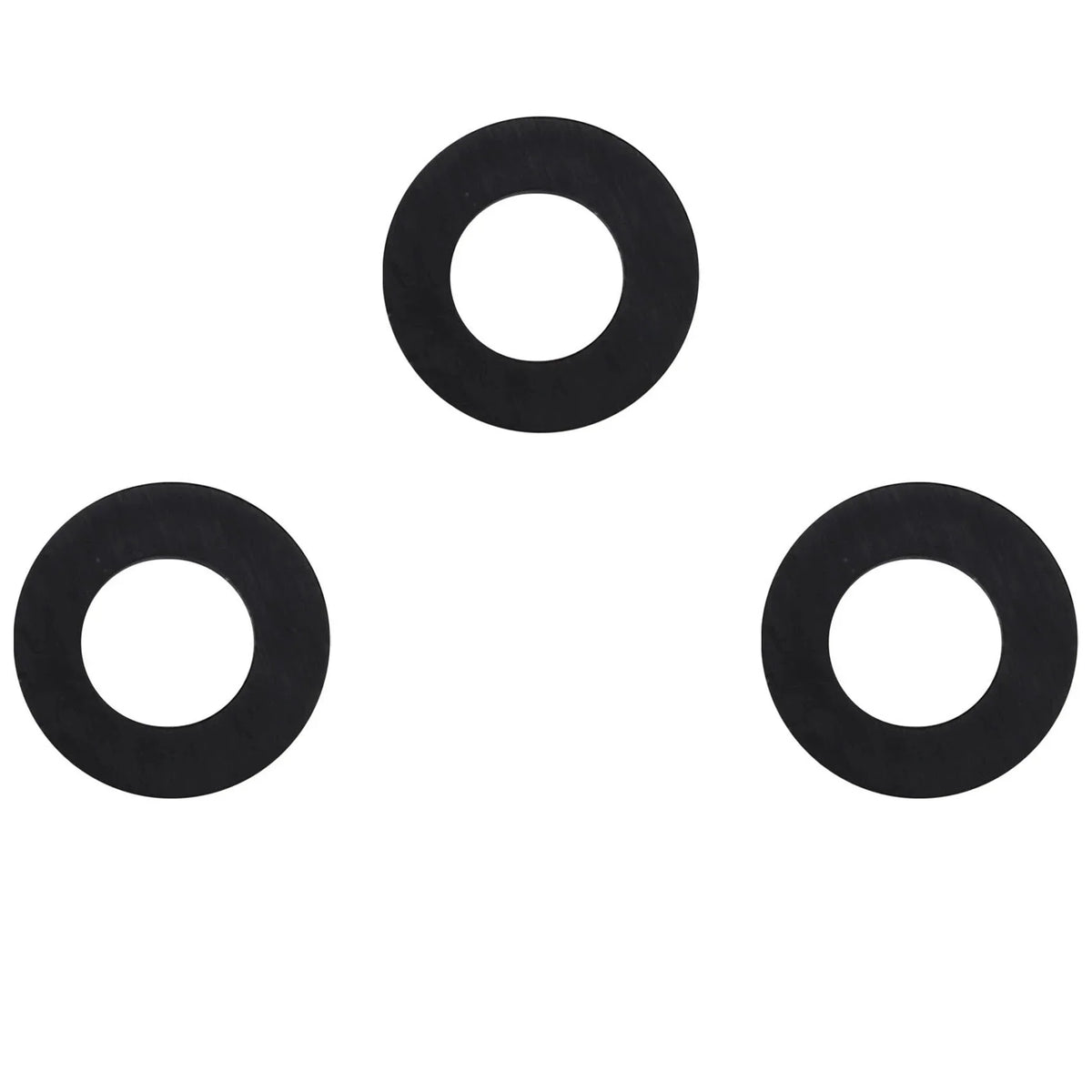 A36T-M3 X Nylon Flat Insulating Washers Gaskets Spacers Black
