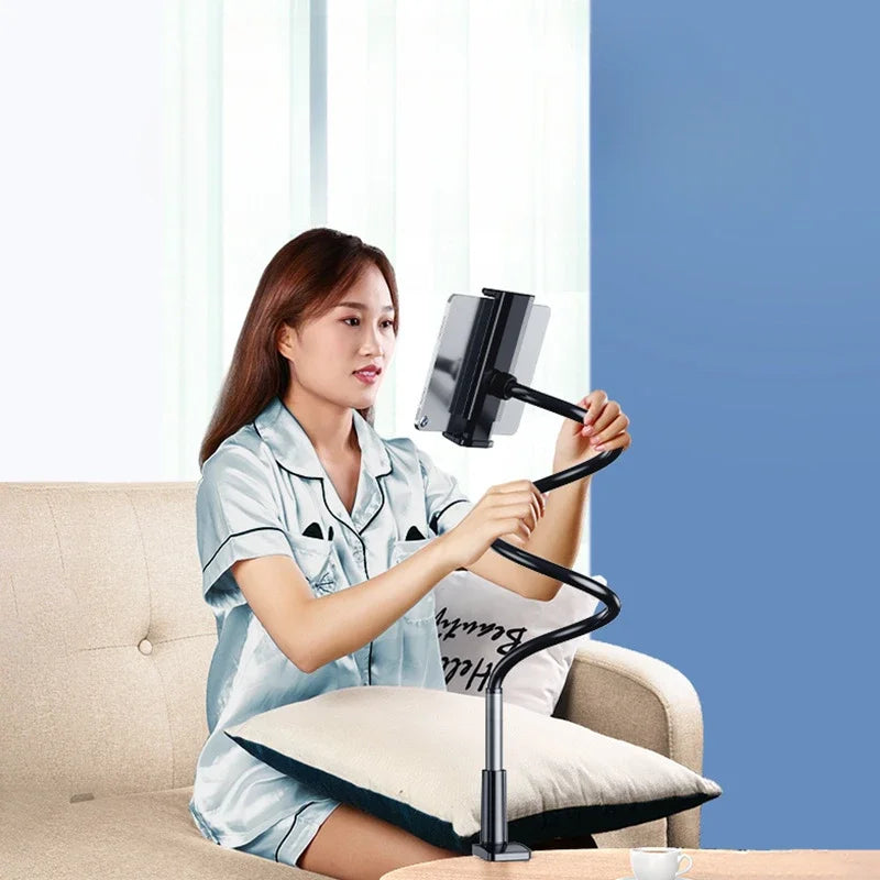 Lazy Bedside Desktop Live Foldable Mobile Phone Tablet Clip Stand