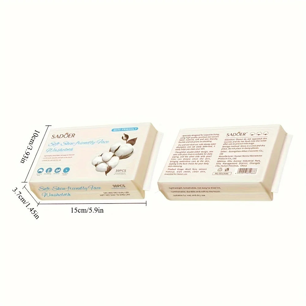 Skin-Friendly Facial Cleansing & Makeup Remover Towel