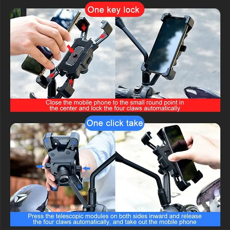 360° Bike Phone Holder Mount for MTB, Motorcycle & E-Bike