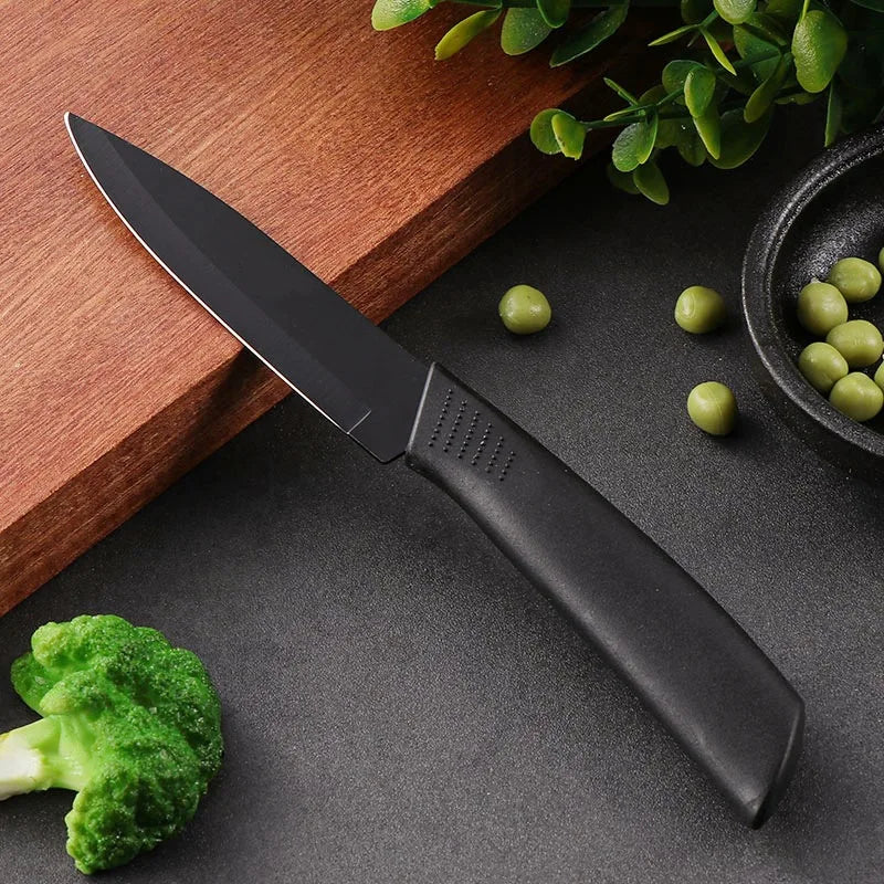 4-Inch Stainless Steel Paring Knife Set with Sheath | 1/3/6 Pack