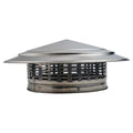 304 Stainless Steel Chimney Cap | Roof Flue Rain Cover & Guard