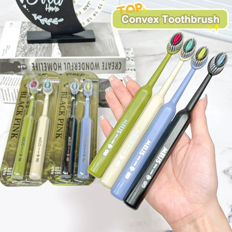 Ultra-Fine Soft Bristle Adult Toothbrush – 2 Pack