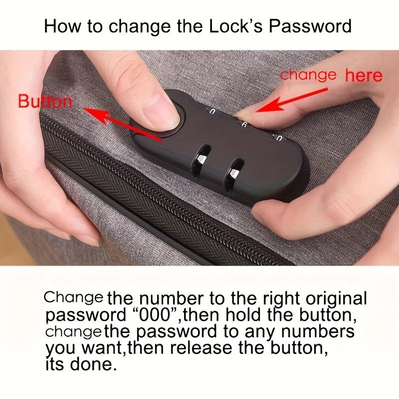 Document Storage Bag Multi-layer Large Capacity File Password