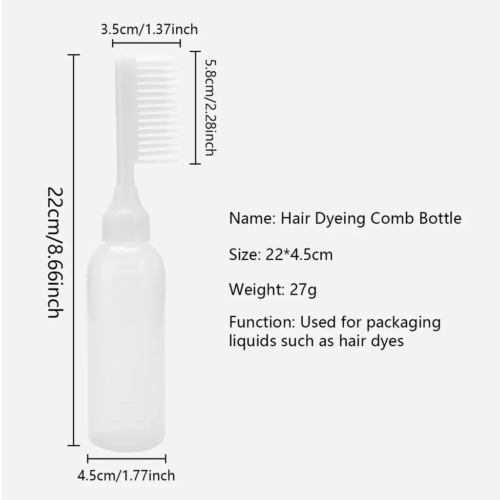 170ml Refillable Hair Dye Applicator Bottle | Salon Color Tool