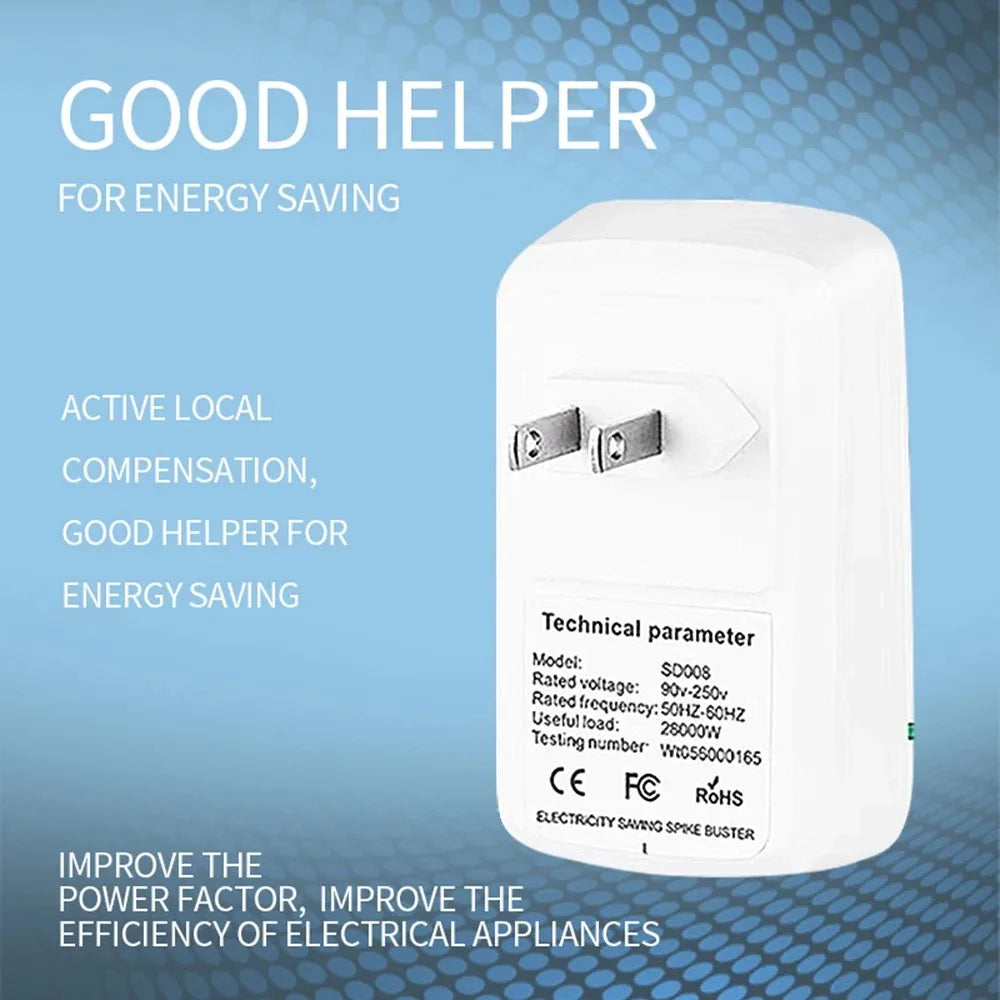 Power Saver Electricity Saving Box 90V–250V EU Plug | Home Office