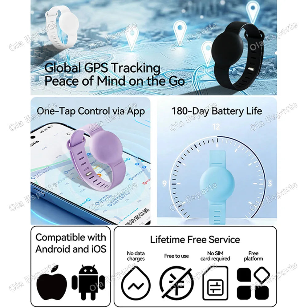 Waterproof Cover Apple Airtag Holder Wristband Kids Silicone Case