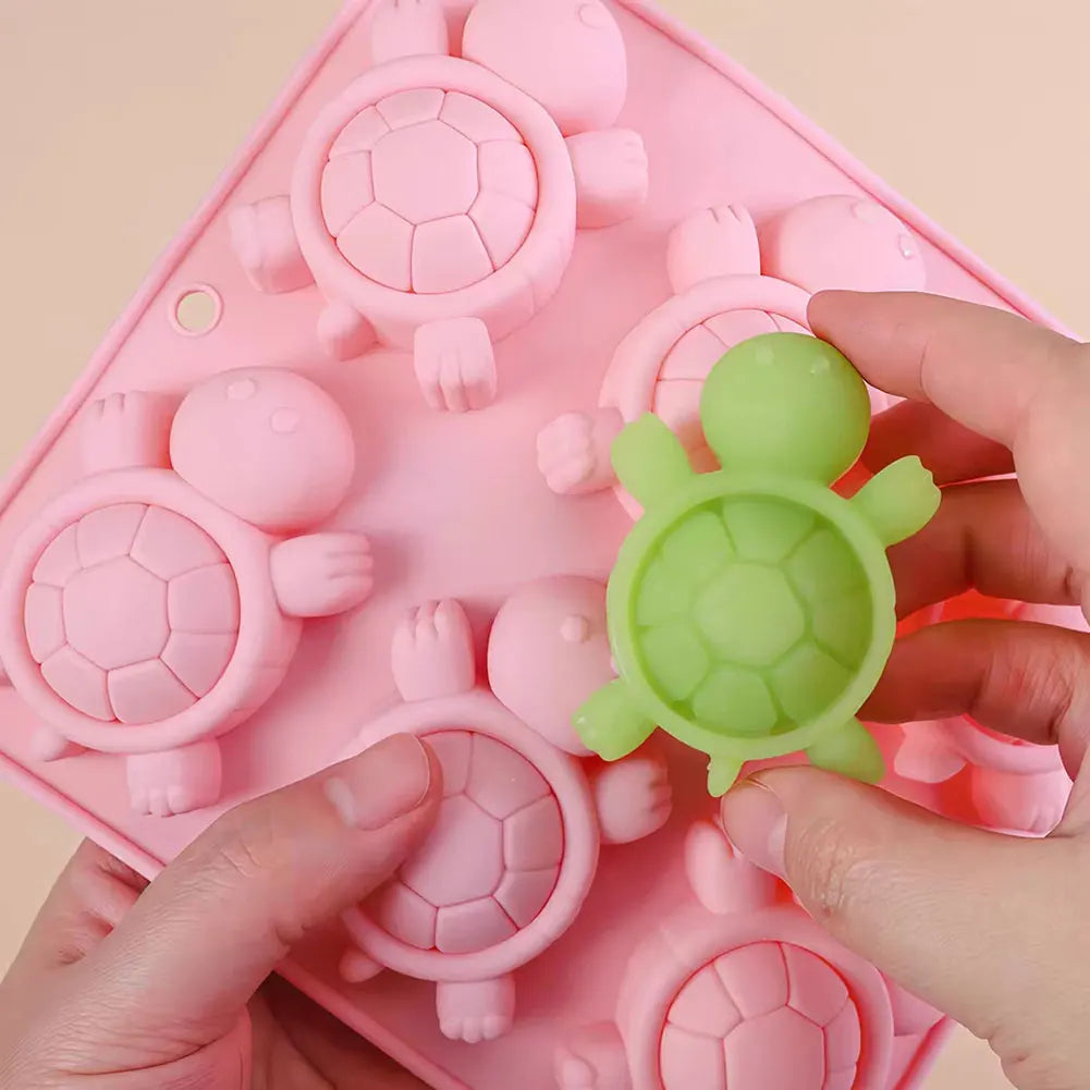 3D Sea Turtle Silicone Mold – 36-Cavity Ice Tray & Baking Mold