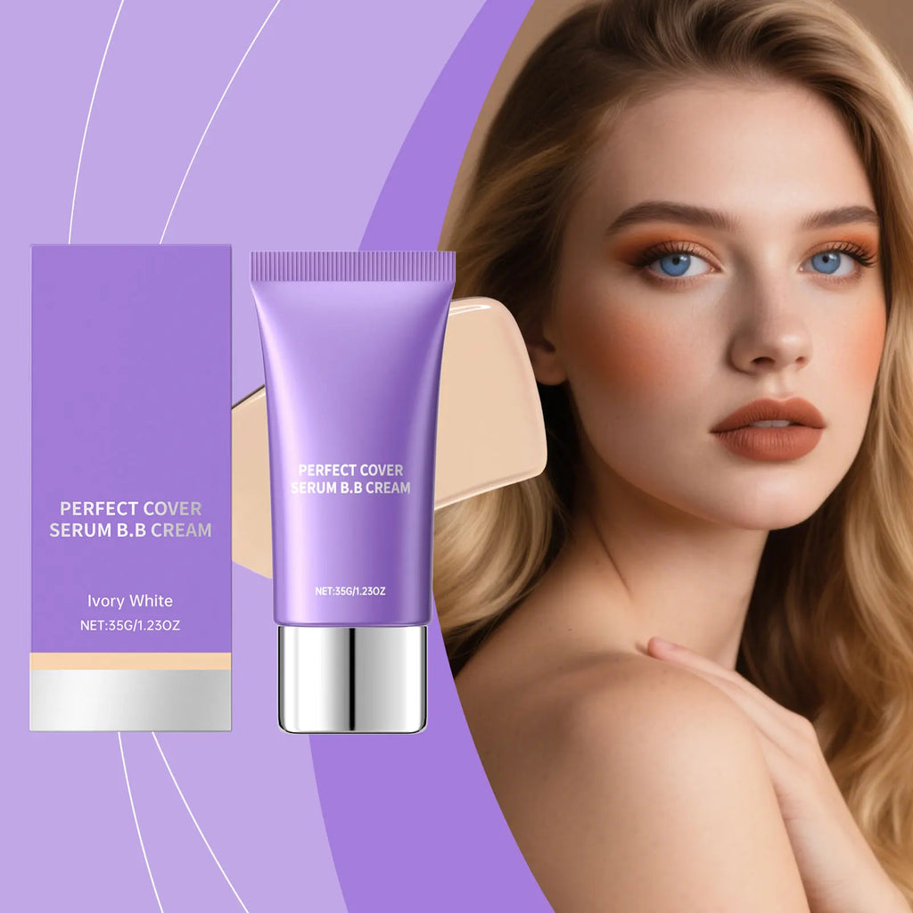 BB & CC Cream Foundation – Waterproof, Hyaluronic Acid Concealer