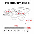 Portable Shampoo Bowl Foldable Shampooing Basin Drain Hose Women Home