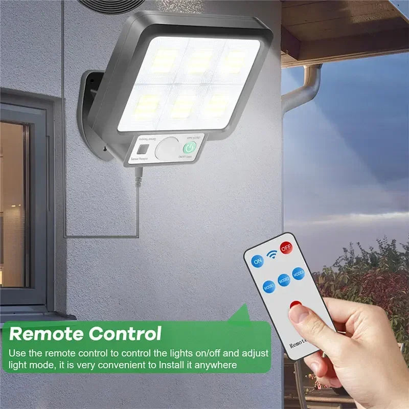 ESMARTER Solar Motion Sensor Wall Light – IP65, 1000LM, 3 Modes
