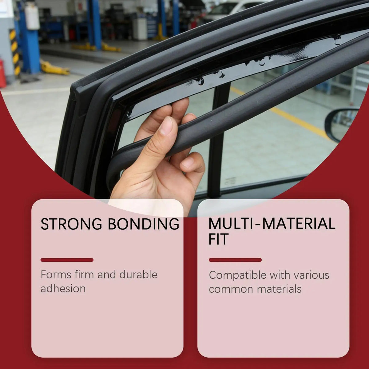 Quick-Dry Rubber Glue Sealant | Strong Bonding for Auto & Crafts