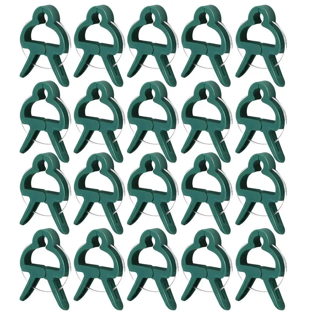 Plant Support Clips 20-Pack | Reusable Vine & Tomato Clamps