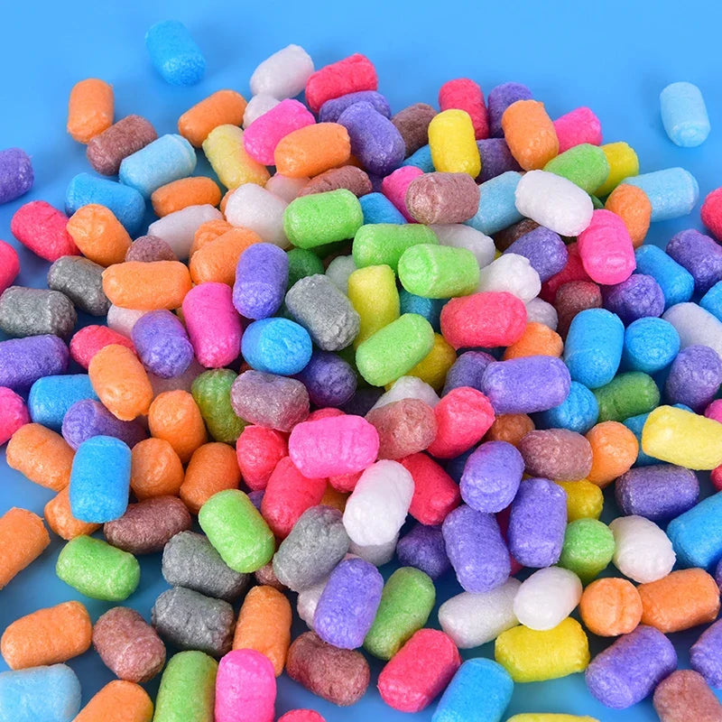 500 Pcs Magic Corn Starch Building Blocks – Kids Craft Toy