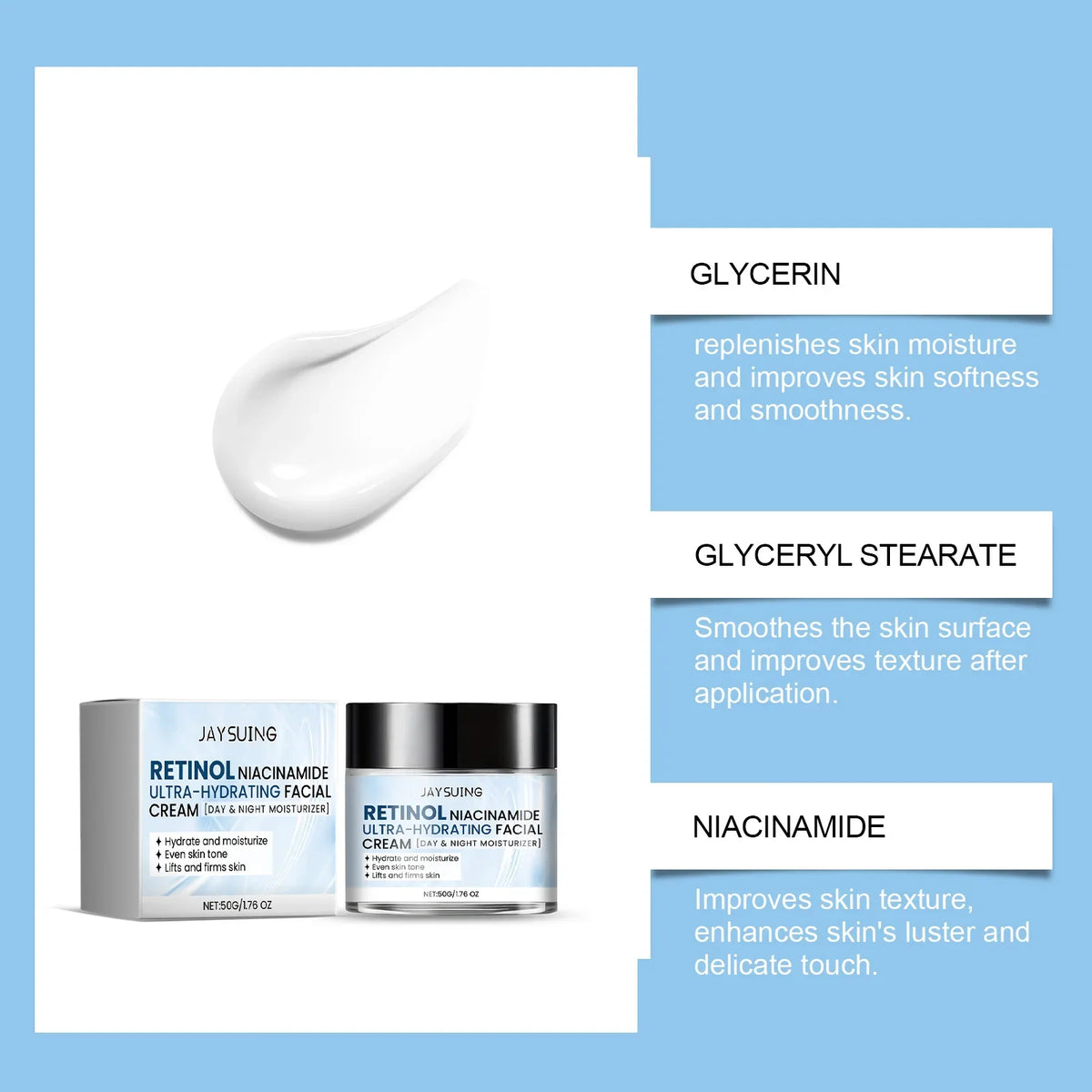 Nicotinamide Face Cream – Anti-Wrinkle & Dark Spot Corrector