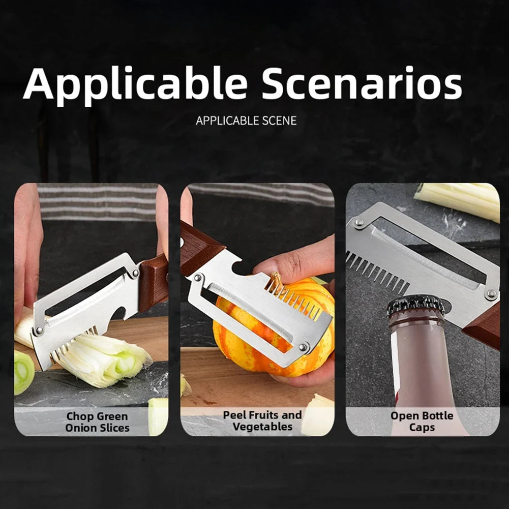 3-in-1 Kitchen Peeler with Bottle Opener & Grater