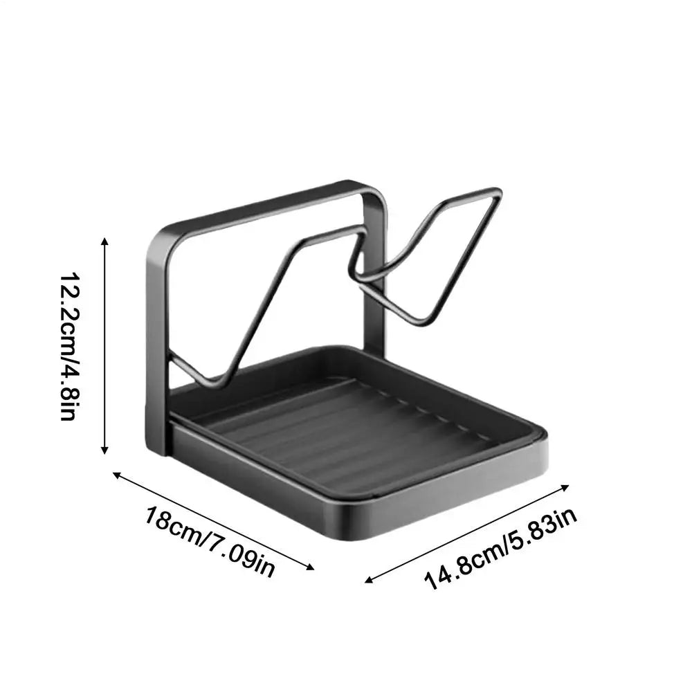 Pot Lid Rack Space Saving Anti-slip Kitchen Stand Storage Organizer