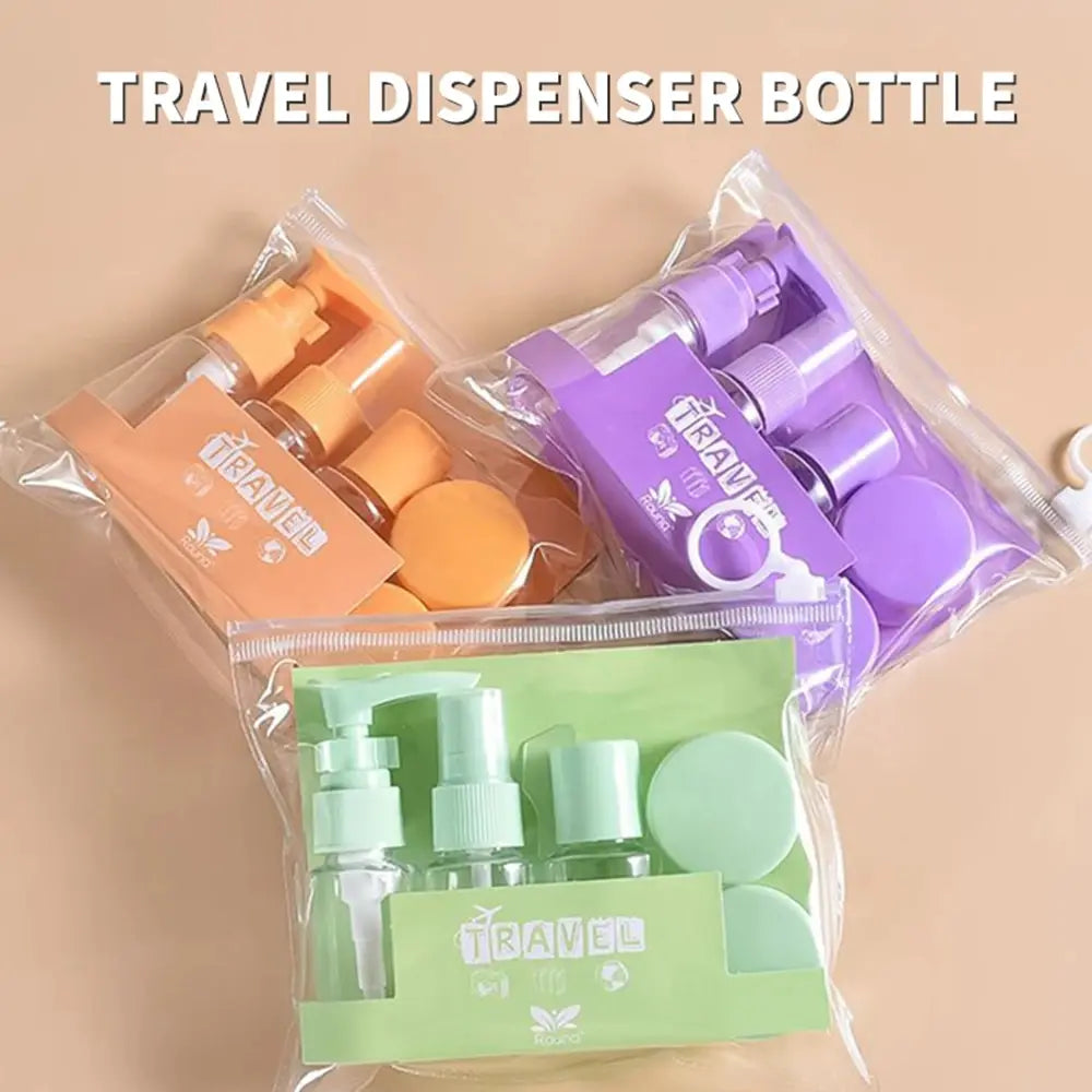 Travel Bottles Leak Proof Portable Toiletry Containers Clear Cosmetic