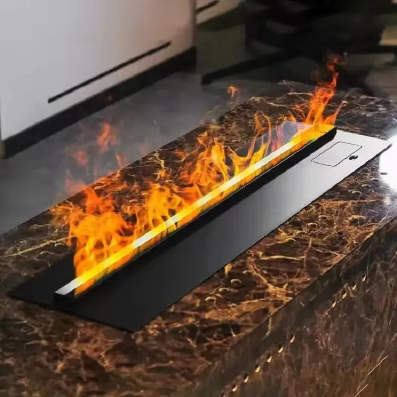 800mm Water Steam Electric Fireplace | 3D Flame Remote Control