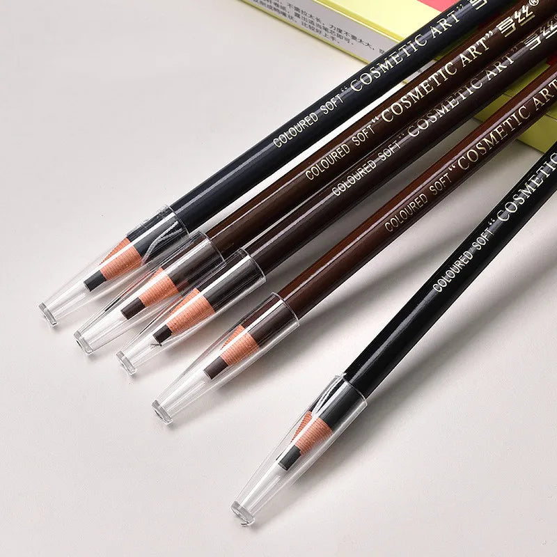 Waterproof Eyebrow Pencil Brown & Black | Long-Lasting Brow Pen
