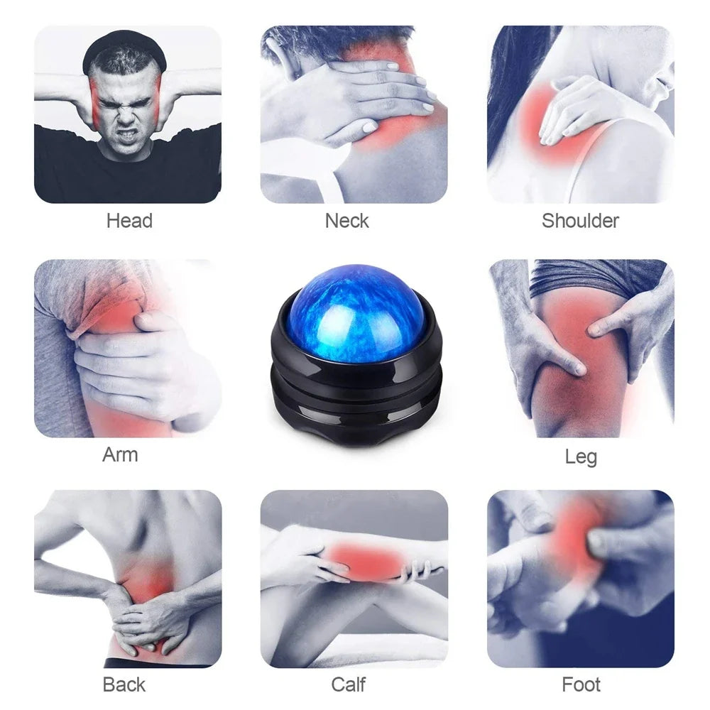 Manual Massage Ball Roller – Full Body Muscle Relaxation Tool