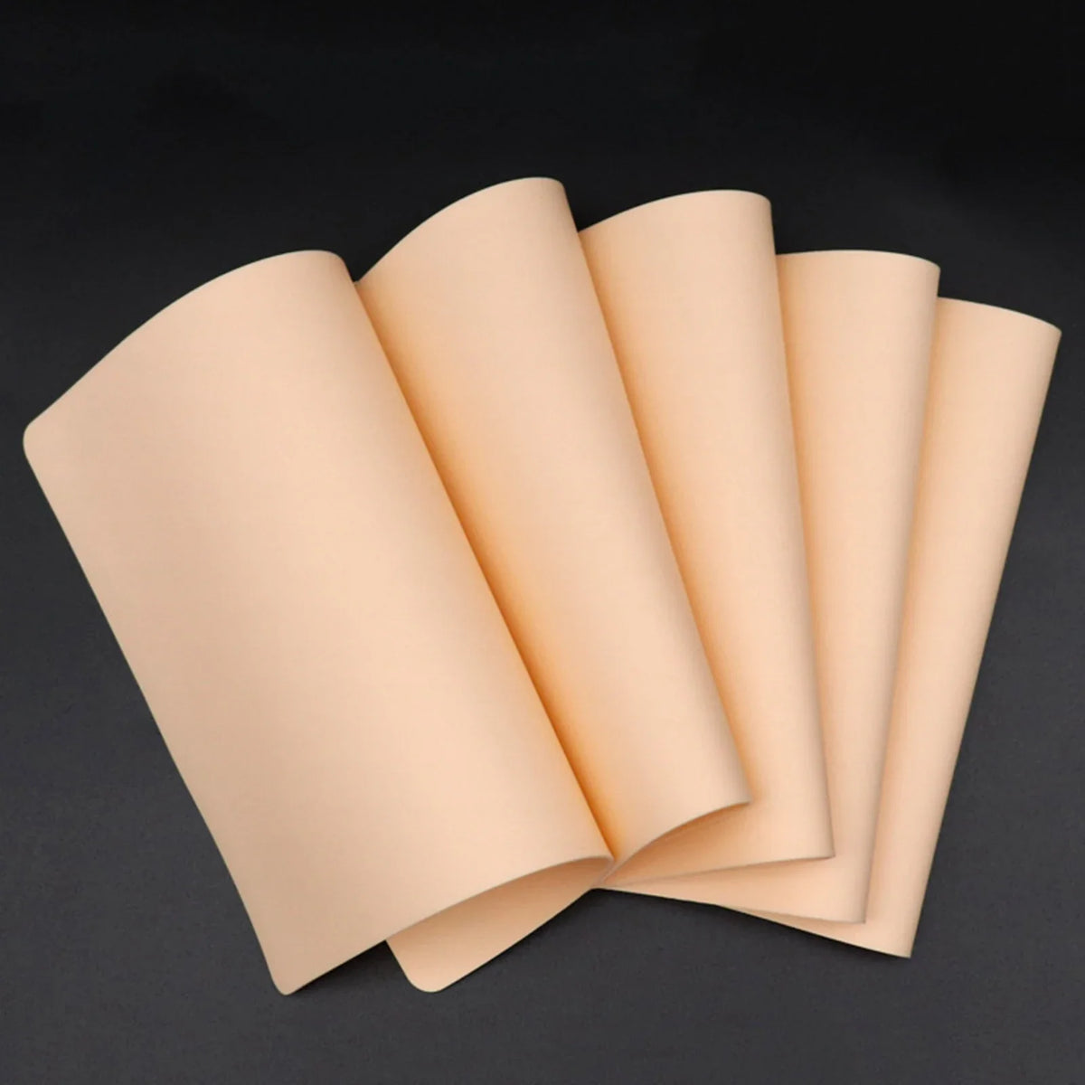 Silicone Tattoo Practice Skin – Double-Sided Blank Sheet