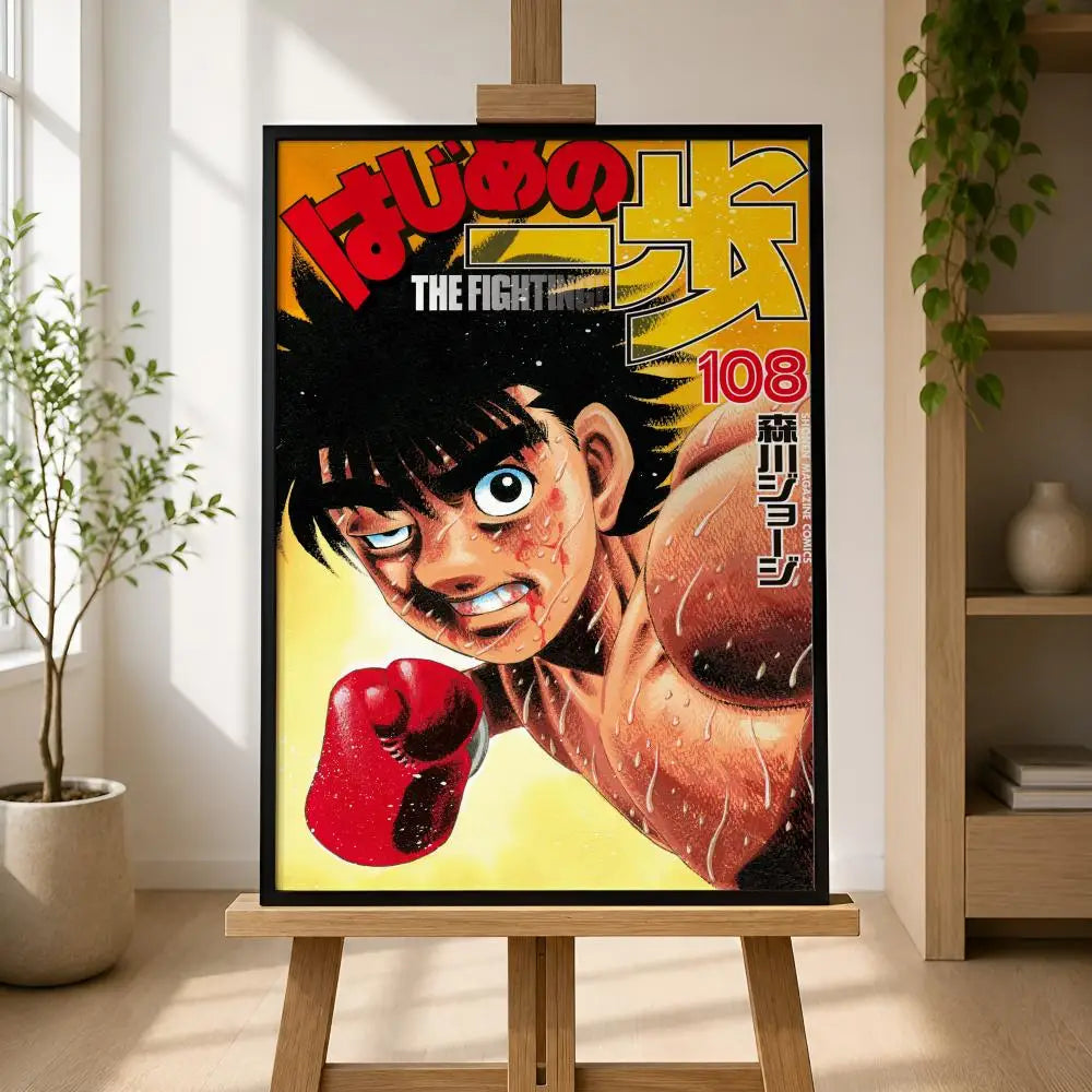 Hajime no Ippo Anime Wall Poster – Waterproof Peel & Stick PVC Art