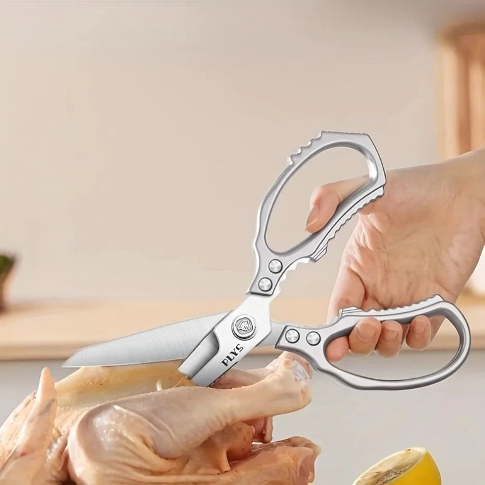 Heavy-Duty Stainless Steel Cooking Shears | Multi-Purpose Kitchen Scissors