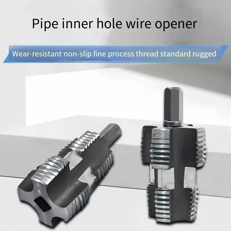 SLADE PVC Pipe Threader Kit – Electric Drill Double Head HSS