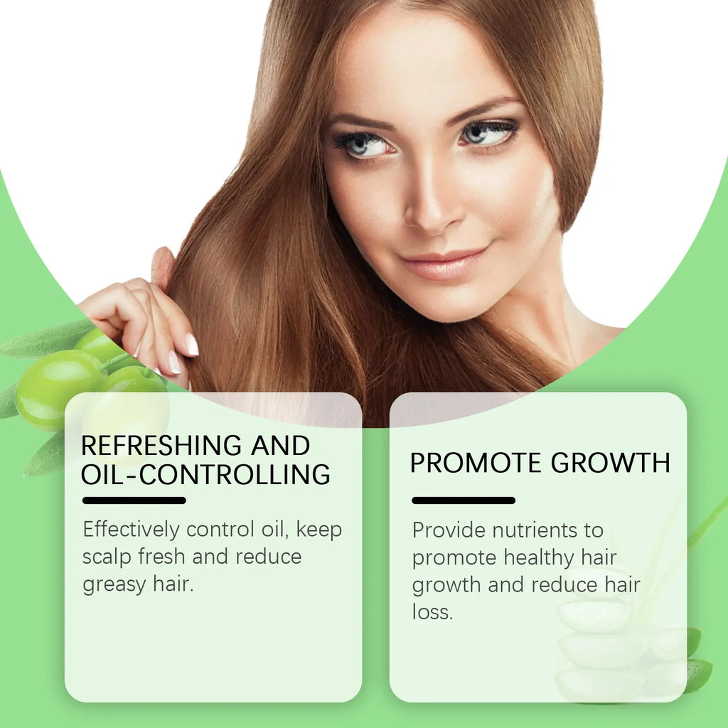 Aloe Vera Shampoo Bar – Oil Control, Frizz Repair & Volume