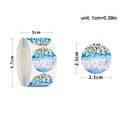 300Pcs Laser Scratch-Off Stickers 2.5cm Round Secret Code Labels