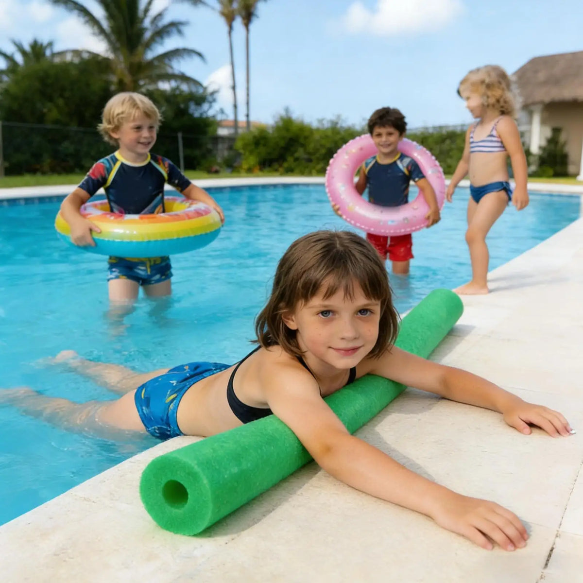 Pool Noodle Swim Noodles Flexible Foam Tube Bright Hollow Accessories
