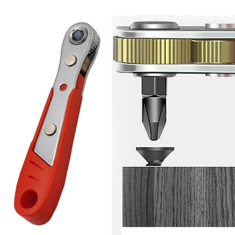 Hexagon Ratchet Spanner Wrench 1 Quick Release Household Repair