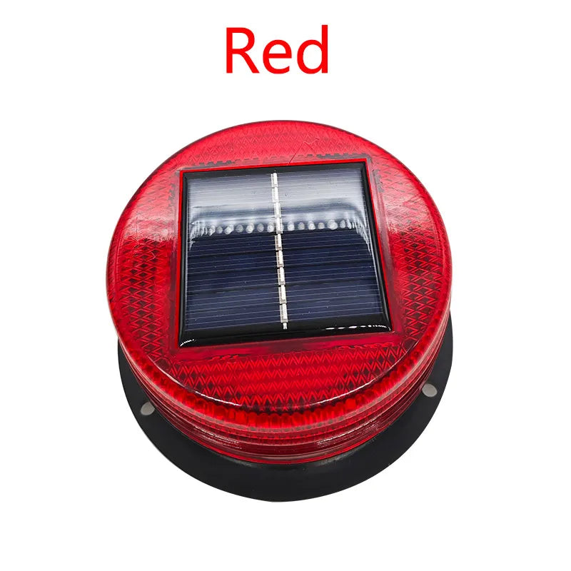 Solar LED Flashing Warning Light – Magnetic Car & Marine Signal