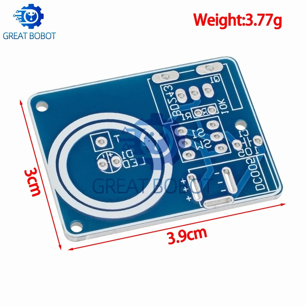 BD243C Mini Tesla Coil DIY Kit – Electronics Science Project