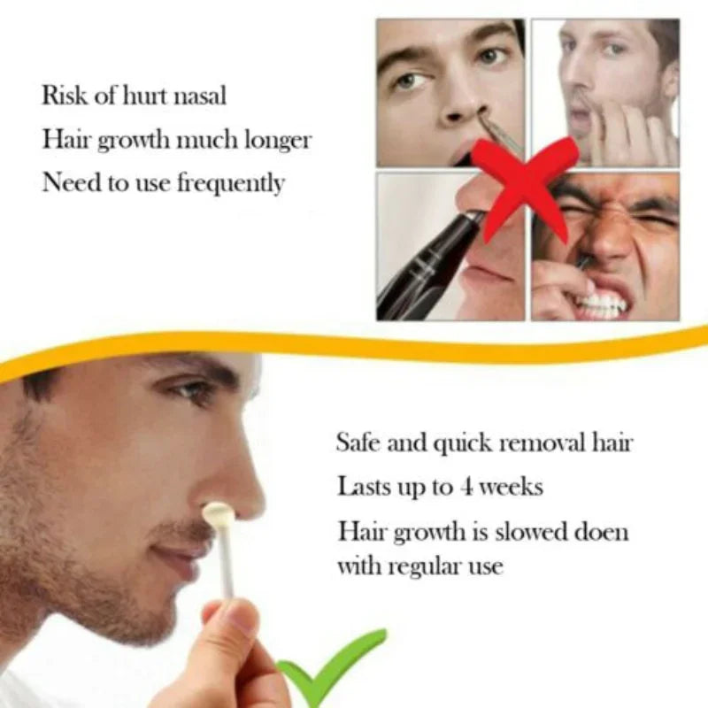 Nose Hair Wax Kit – Portable Nose Hair Removal with Cocoa Butter