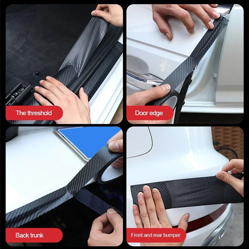 3D Carbon Fiber Car Nano Protective Tape – Waterproof Sticker