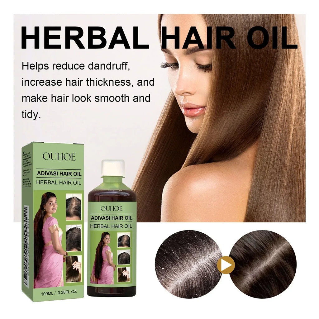 Adivasi Herbal Hair Growth Oil – Rosemary & Coconut 100ml