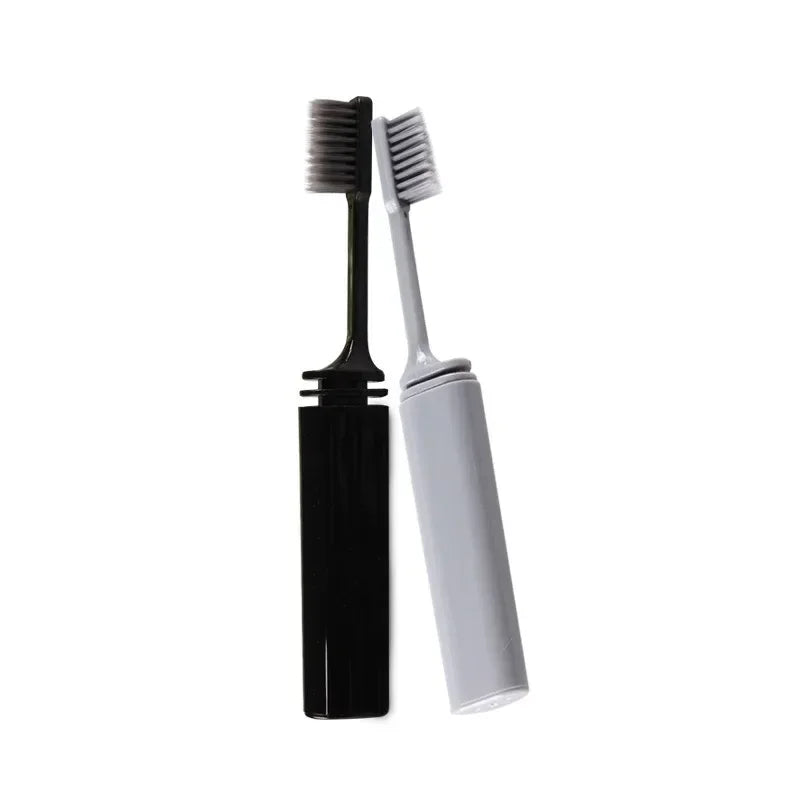 Portable Folding Travel Toothbrush – Compact Mini Adult Brush