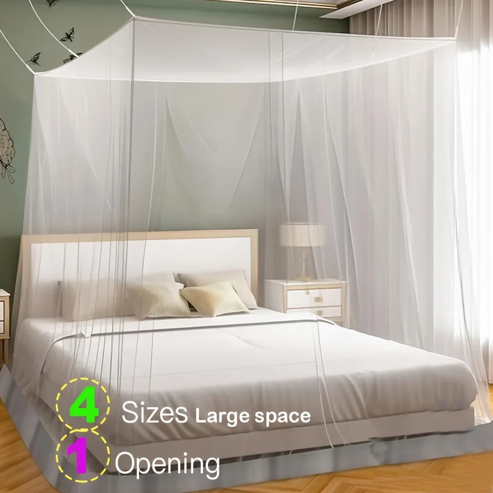 Bed Canopy Mosquito Net | King, Queen & Single Size