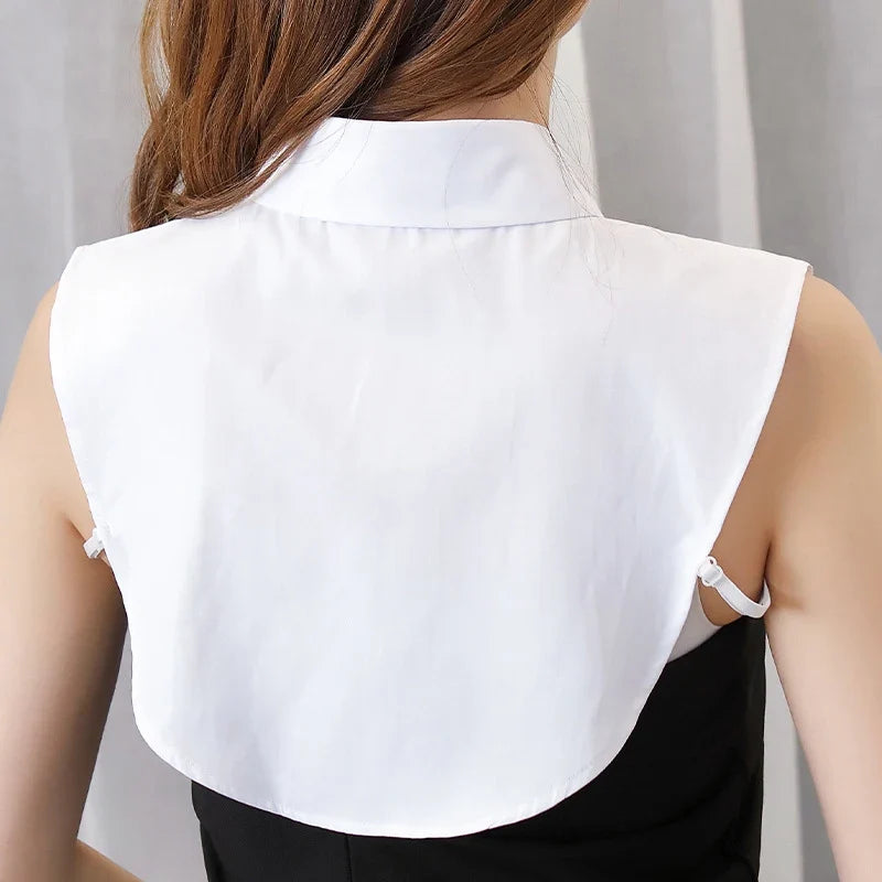 Detachable Fake Collar for Women – Cotton Lapel Insert