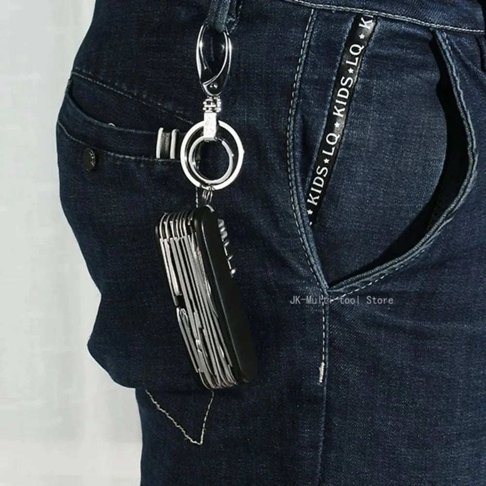 17-in-1 Multi-Tool Pocket Knife – Stainless Steel Camping Pliers