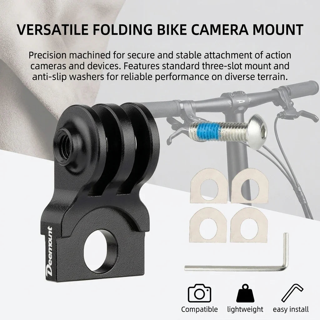 Brompton Folding Bike Seatpost Mount for GoPro & Garmin