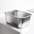 10L Stainless Steel Dishpan – Large Kitchen Wash Basin & Tub