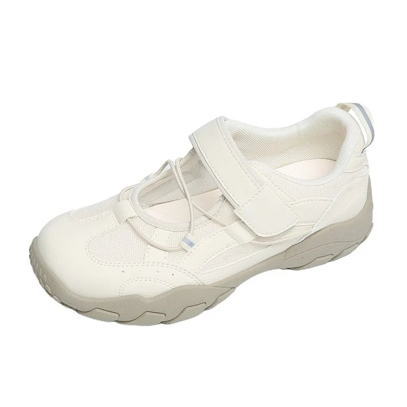 Women's Lace-Up Casual Sneakers – Lightweight Comfort Shoes