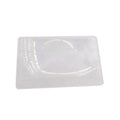3X Magnifier Magnifying Lens Credit Card Loupe Wallet Pocket Plastic