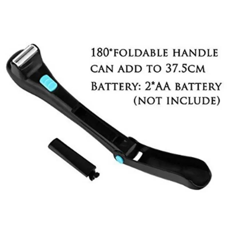 Portable Back Shaver for Men – Foldable Long Handle Body Razor